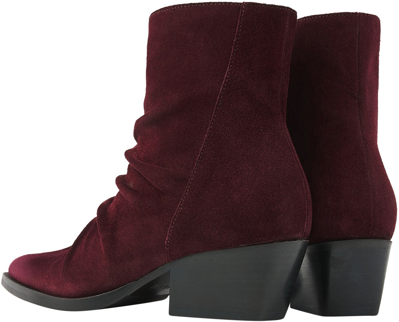 VIA VAI Do Berkley Enkellaarsjes Maroon