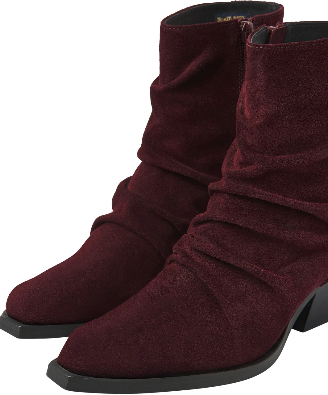 VIA VAI Do Berkley Enkellaarsjes Maroon
