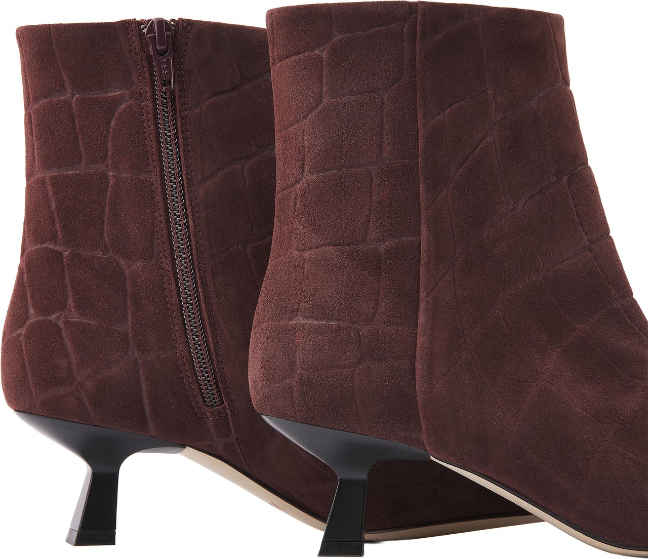 VIA VAI Suzy Franky Enkellaarsjes Maroon