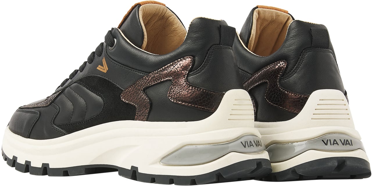 VIA VAI Liz Leighton Sneakers Zwart
