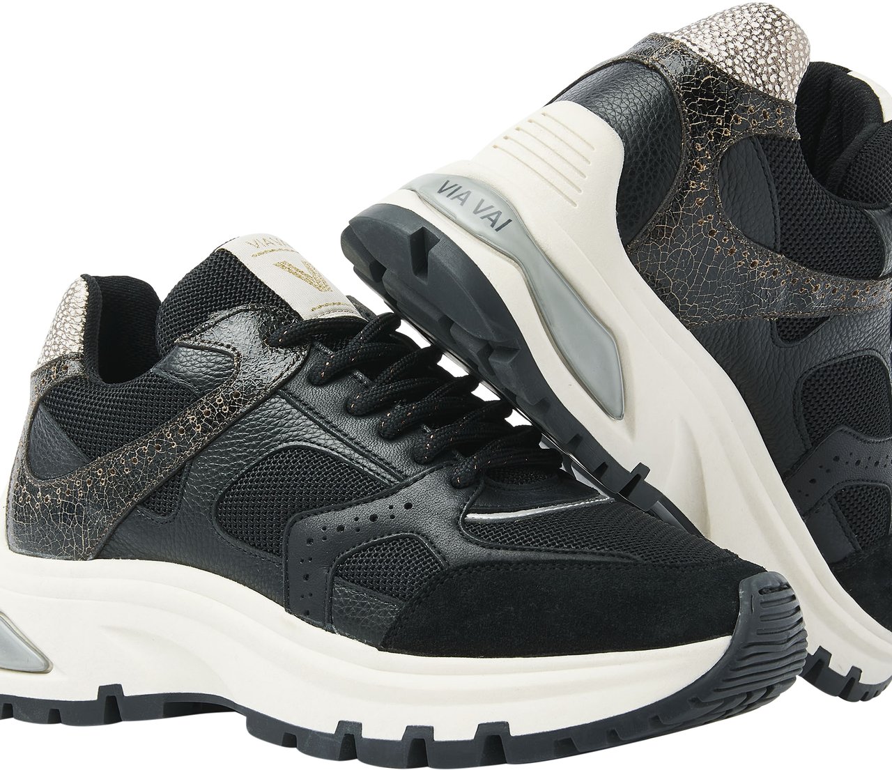 VIA VAI Liz Curtis Sneakers Zwart