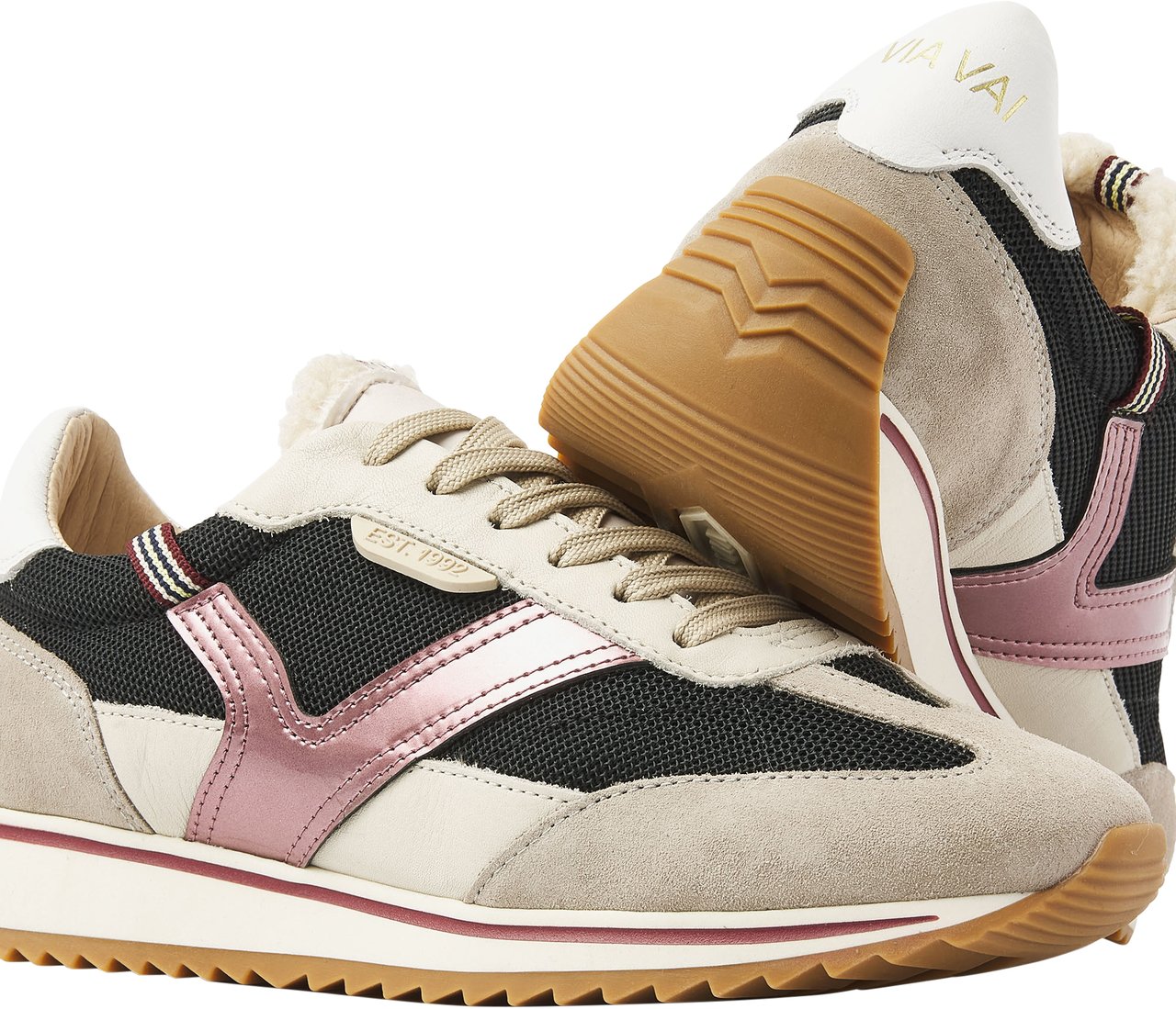 VIA VAI Mikki Natalia Sneakers Zwart