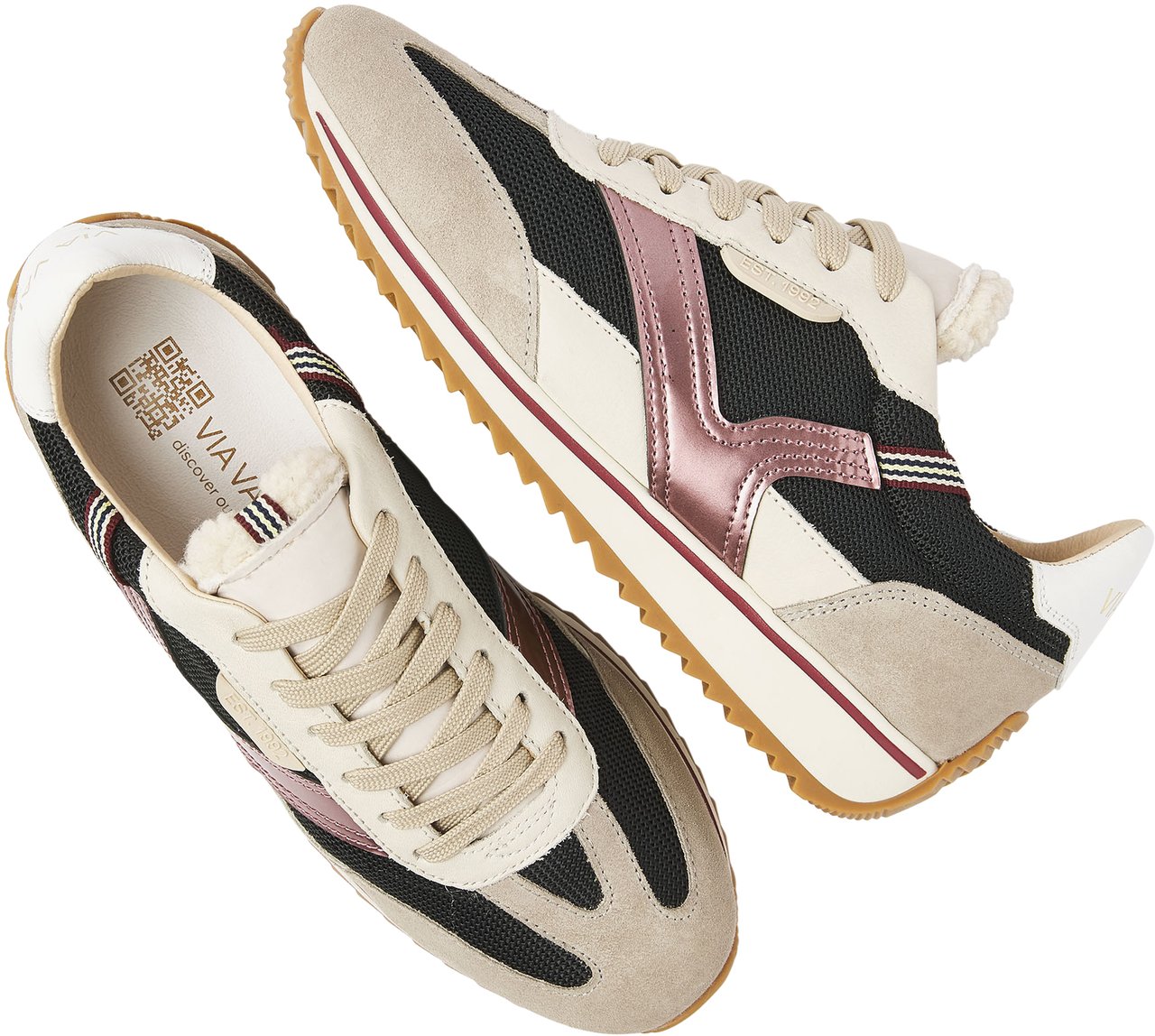 VIA VAI Mikki Natalia Sneakers Zwart