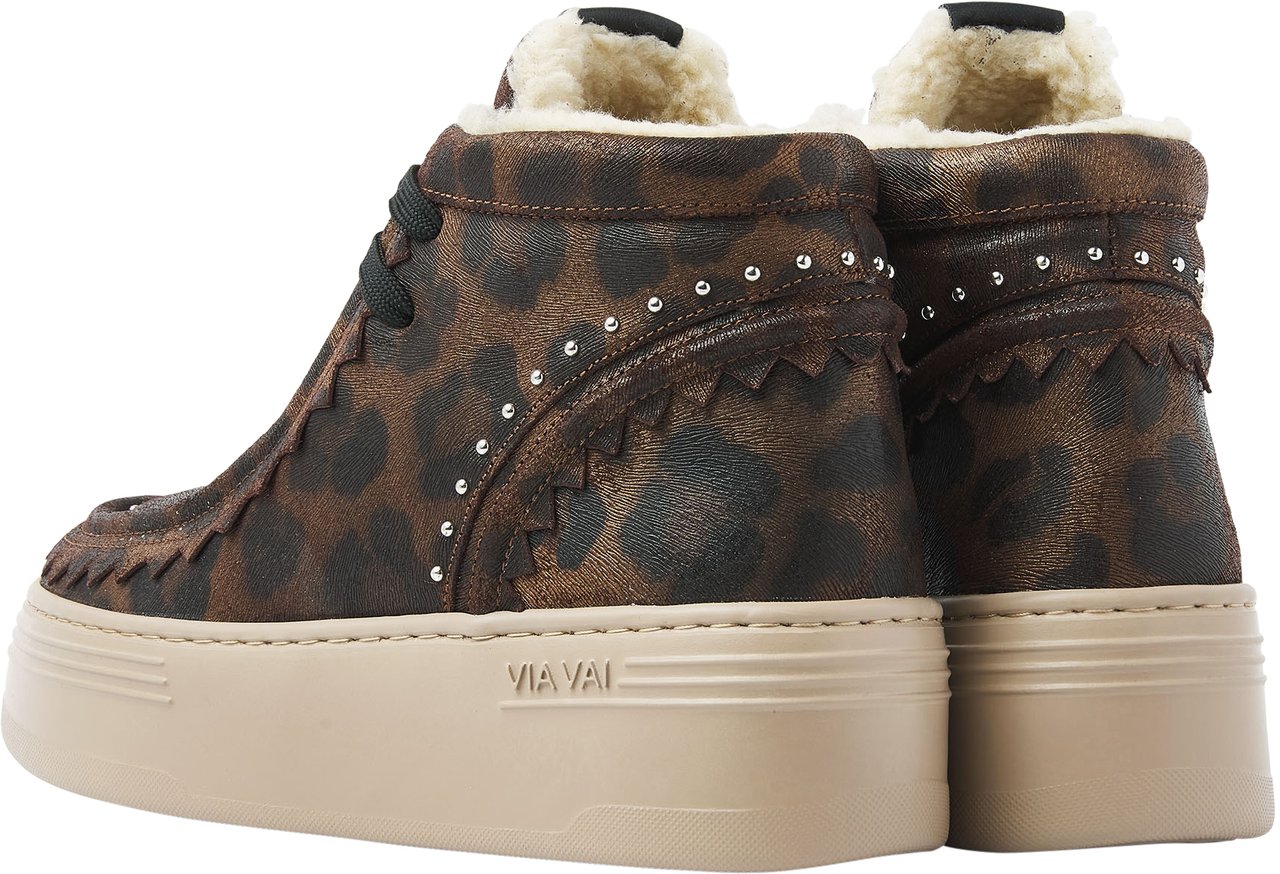 VIA VAI Isa Callum Sneakers Dierenprint