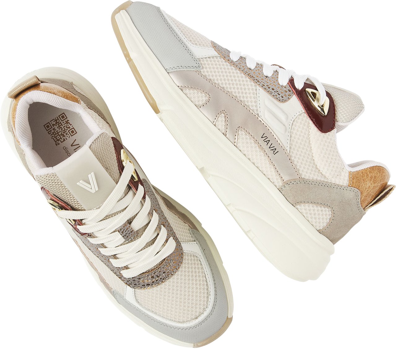VIA VAI Vic Harmony Sneakers Beige