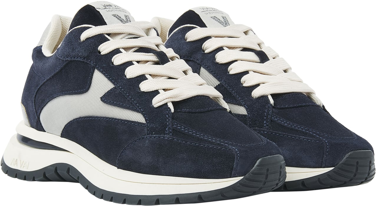 VIA VAI Usher Riggs Sneakers Blauw