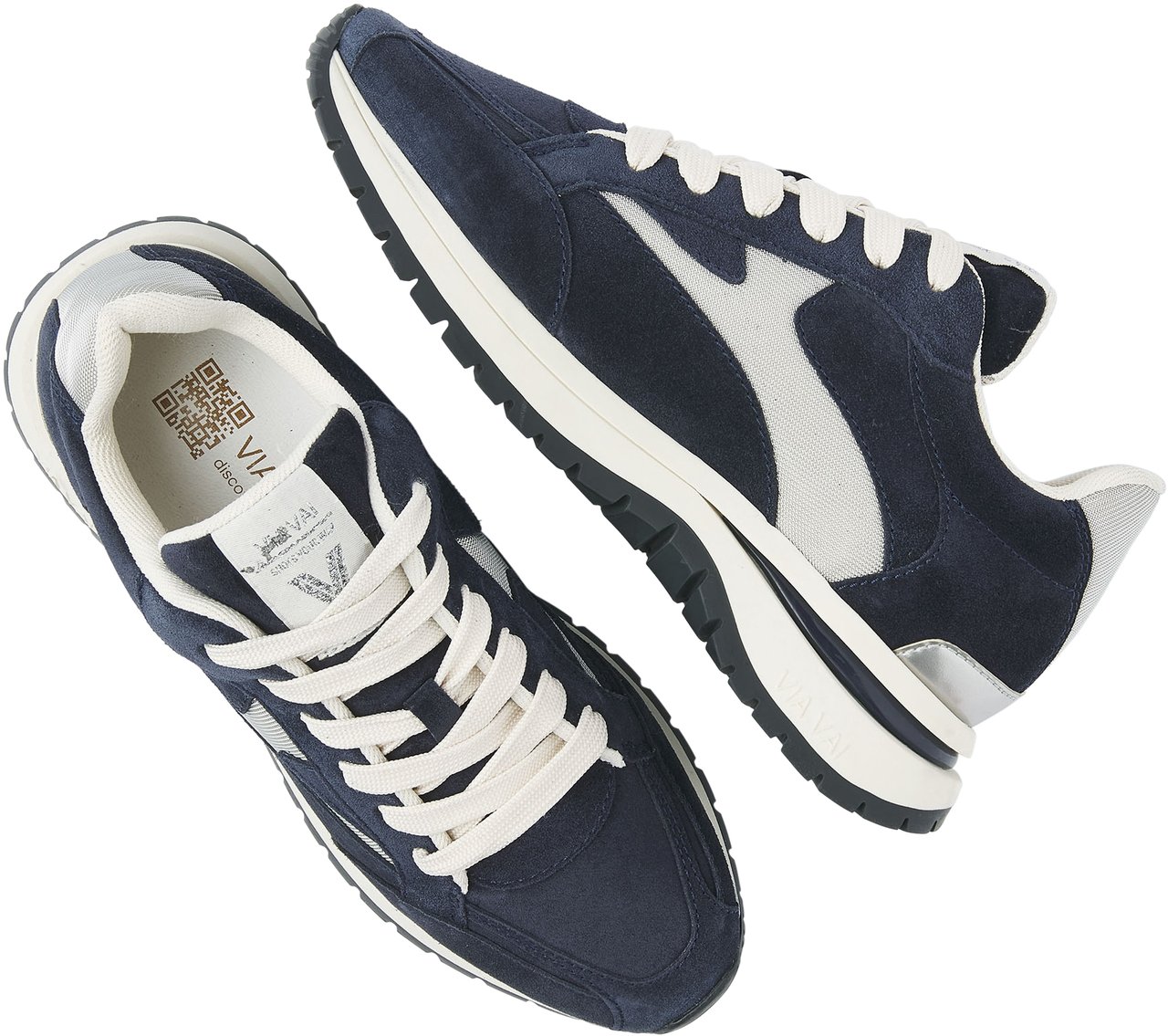 VIA VAI Usher Riggs Sneakers Blauw