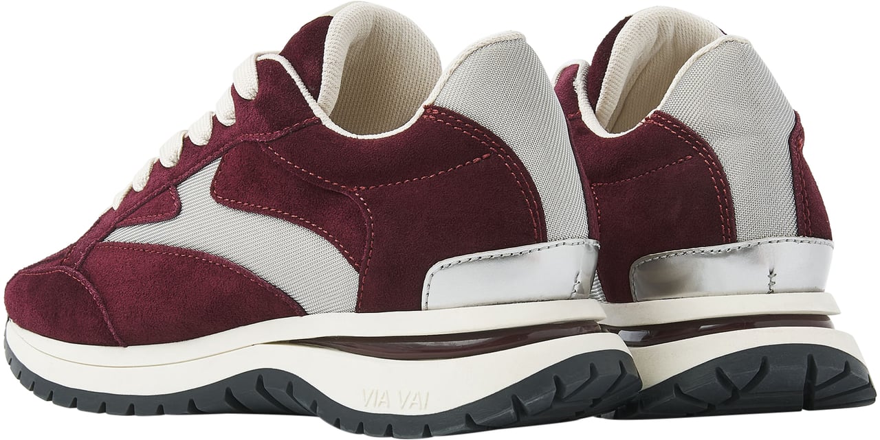 VIA VAI Usher Riggs Sneakers Maroon