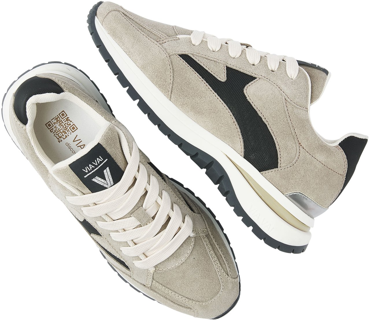 VIA VAI Usher Riggs Sneakers Grijs