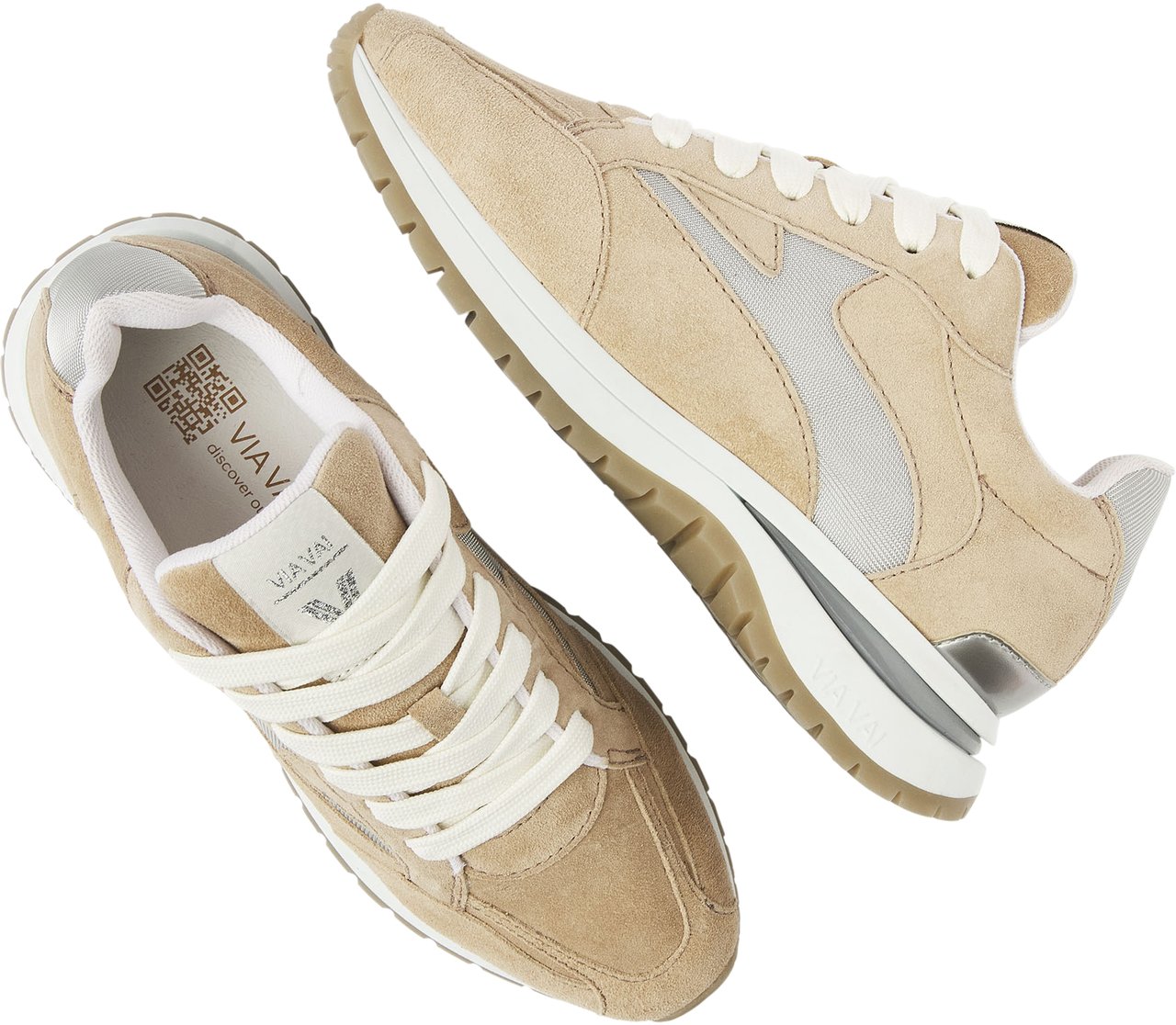 VIA VAI Usher Riggs Sneakers Beige