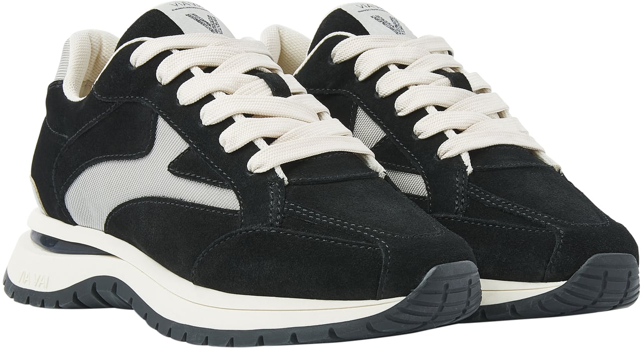 VIA VAI Usher Riggs Sneakers Zwart