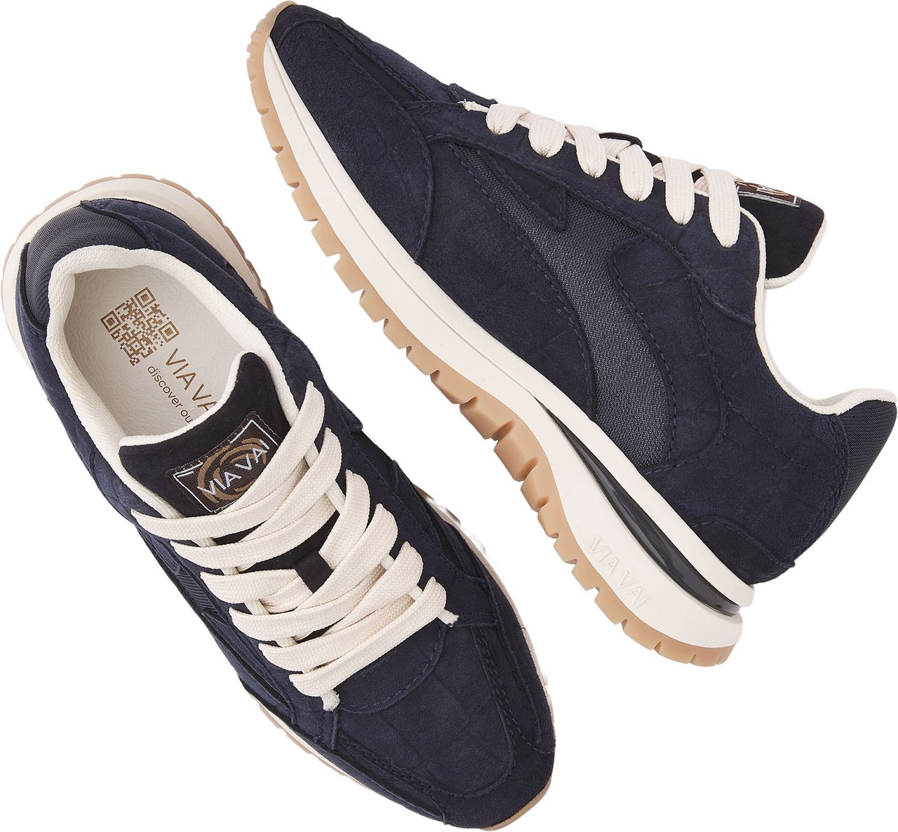 VIA VAI Usher Riggs Sneakers Blauw
