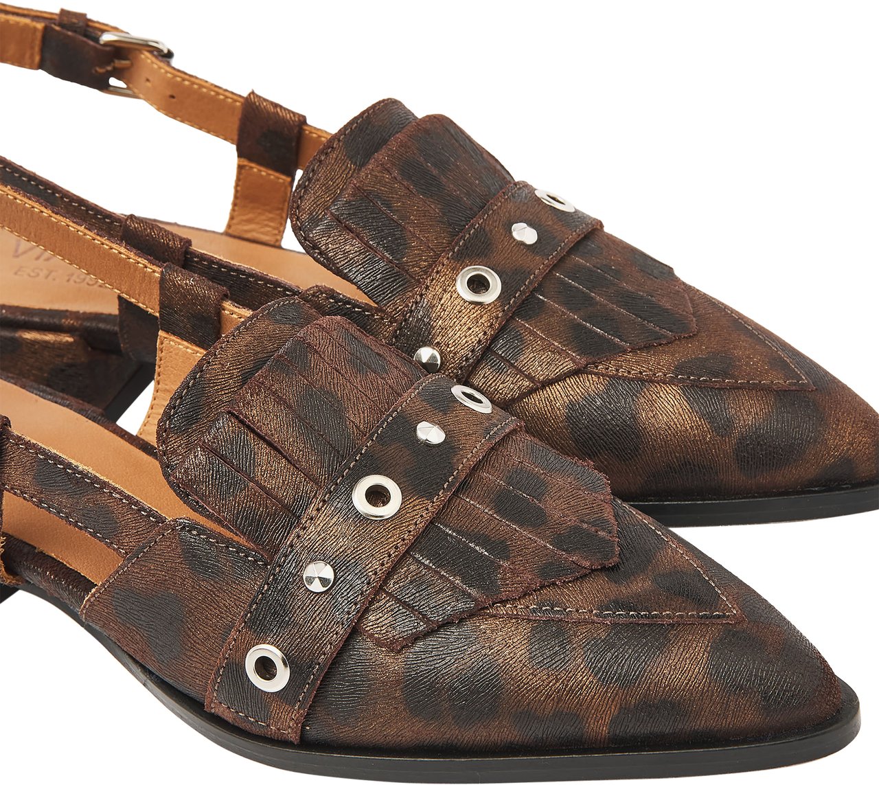 VIA VAI Jazz Tammi Slingbacks Dierenprint