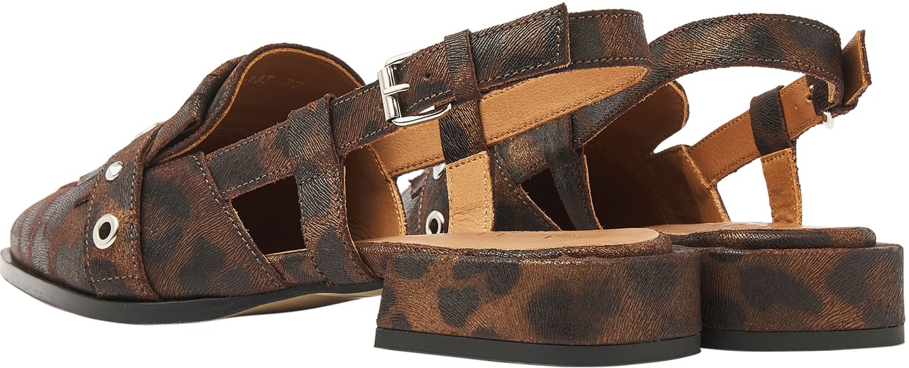 VIA VAI Jazz Tammi Slingbacks Dierenprint