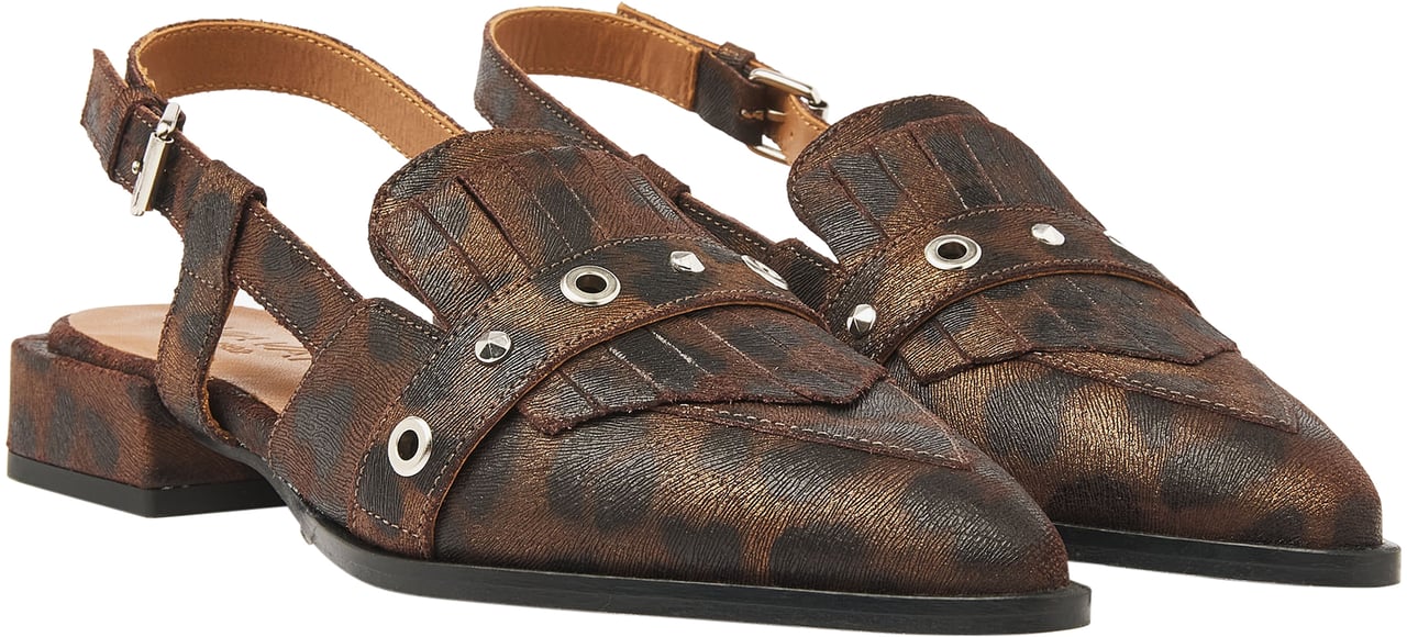 VIA VAI Jazz Tammi Slingbacks Dierenprint