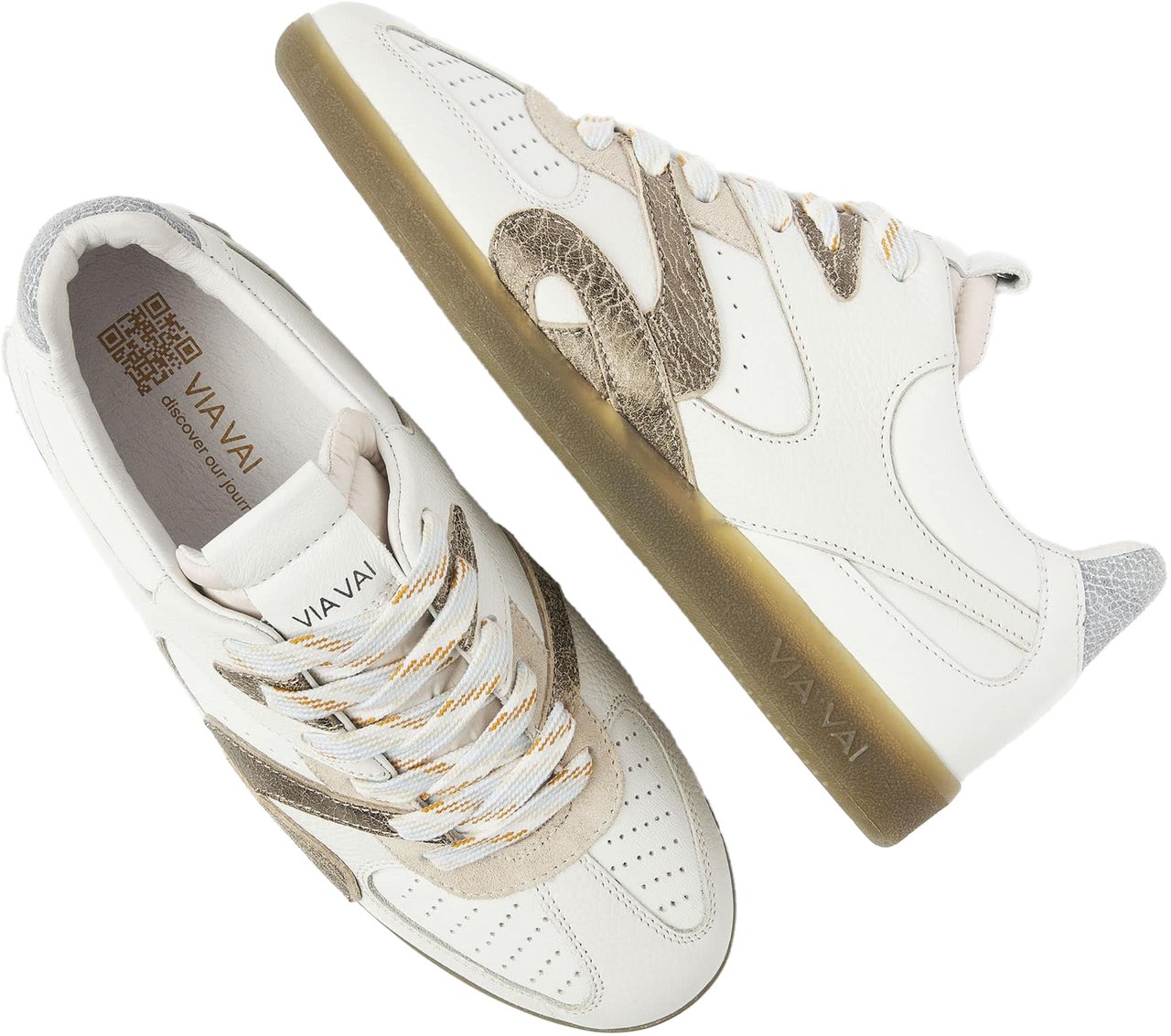 VIA VAI Nilla Macy Sneakers Wit