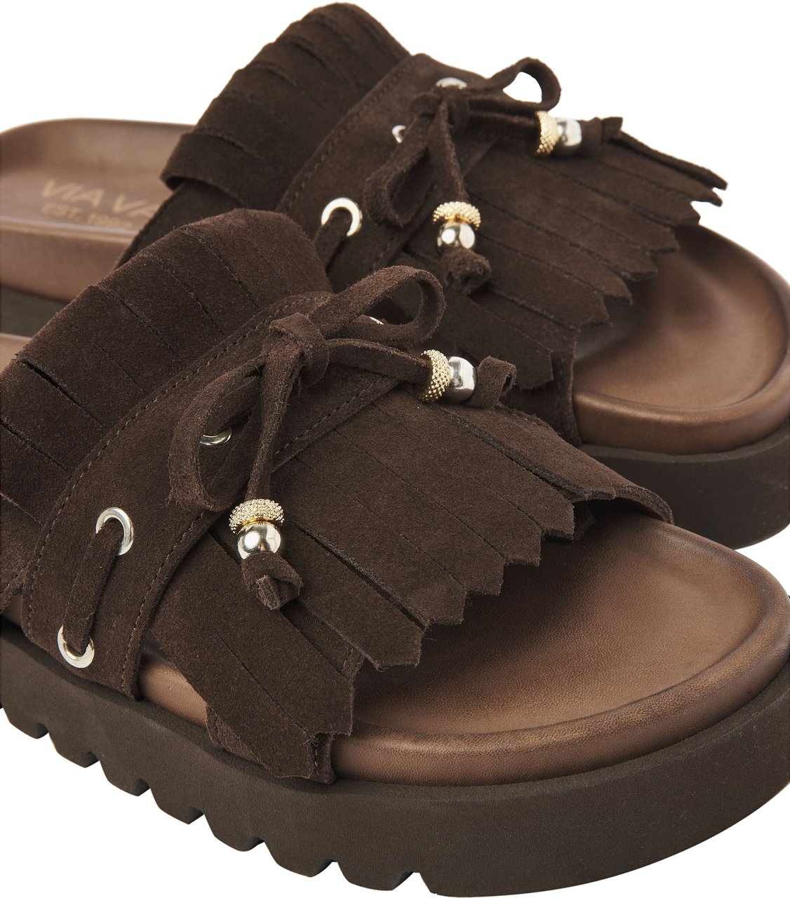 VIA VAI Rae Laila Sandalen Bruin