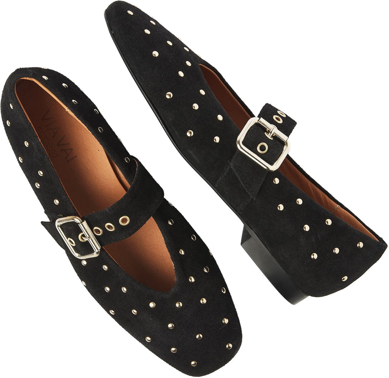 VIA VAI Lou Nina Ballerina Zwart