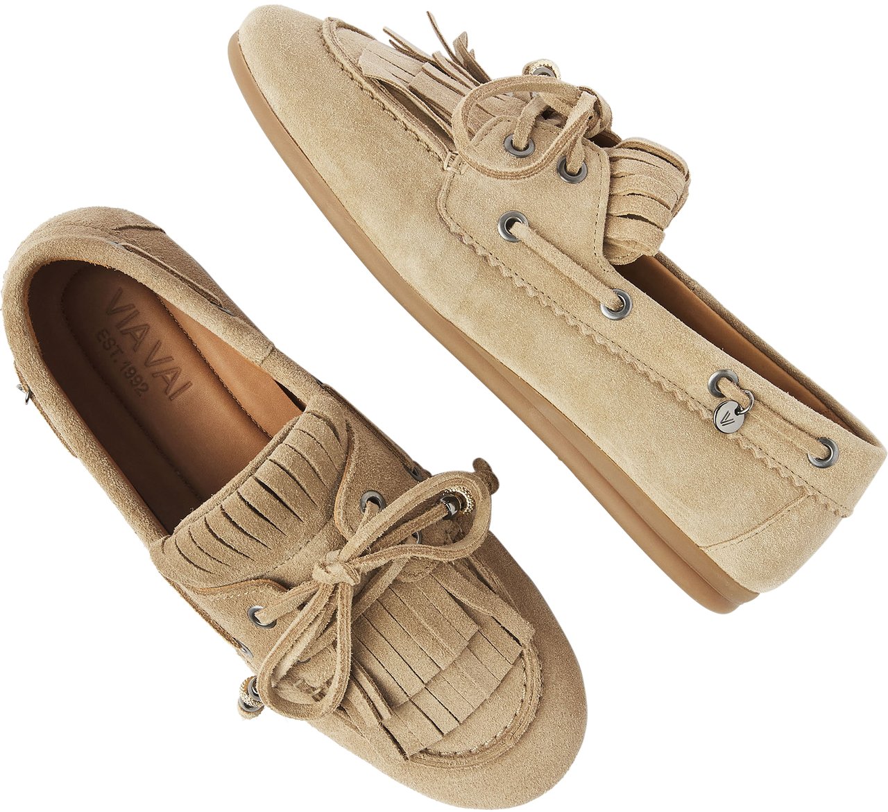VIA VAI June Loua Loafers Beige