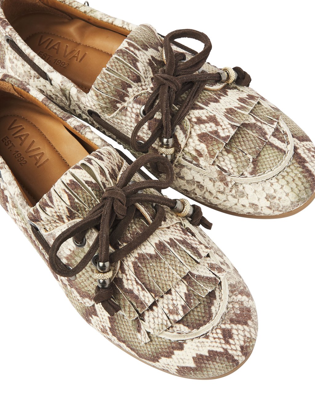 VIA VAI June Loua Loafers Dierenprint