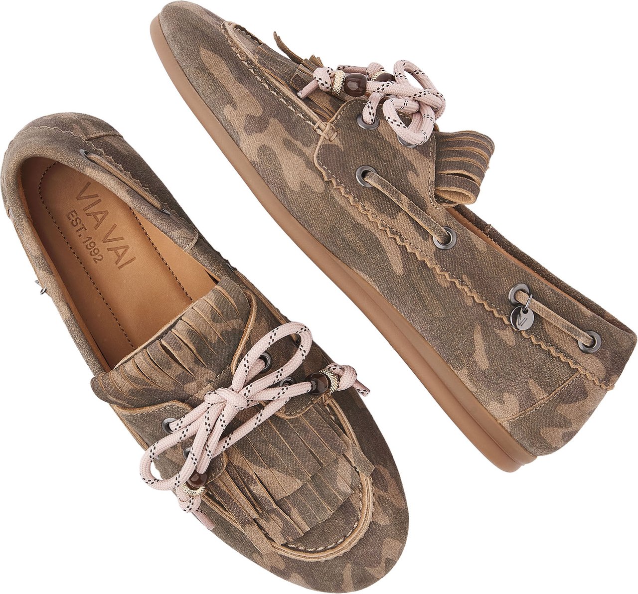 VIA VAI June Loua Loafers Groen