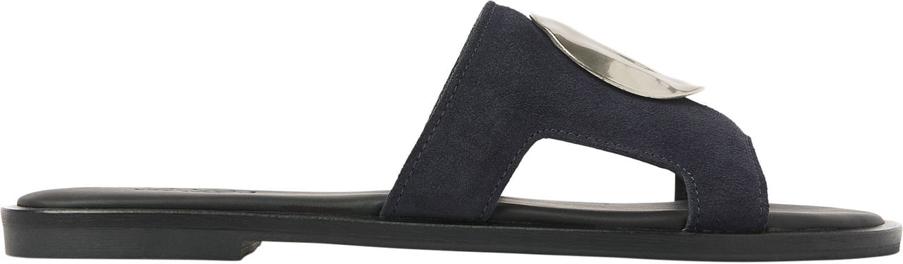 VIA VAI Vita Avi Slippers Navy