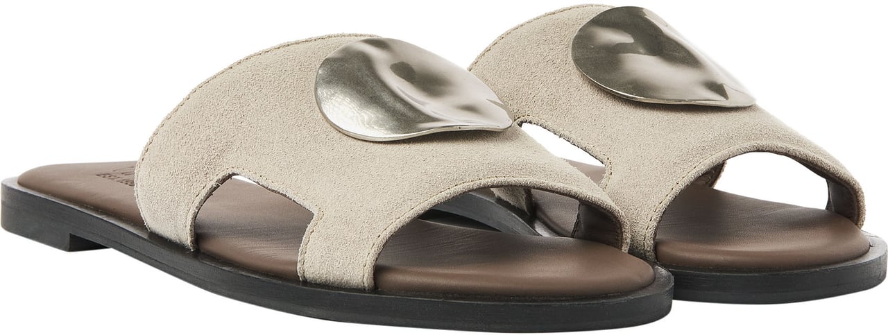 VIA VAI Vita Avi Slippers Grijs