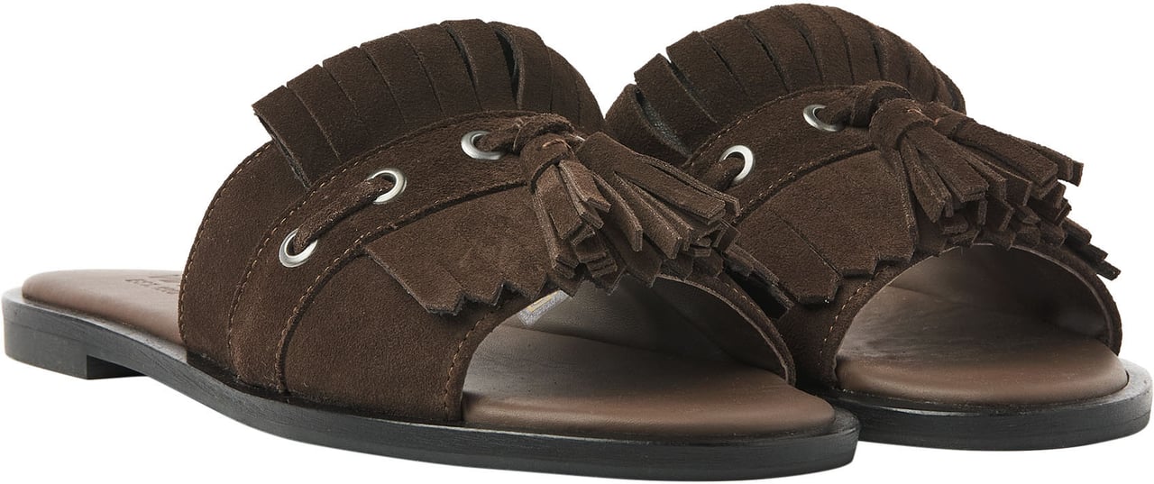 VIA VAI Vita Eva Slippers Bruin