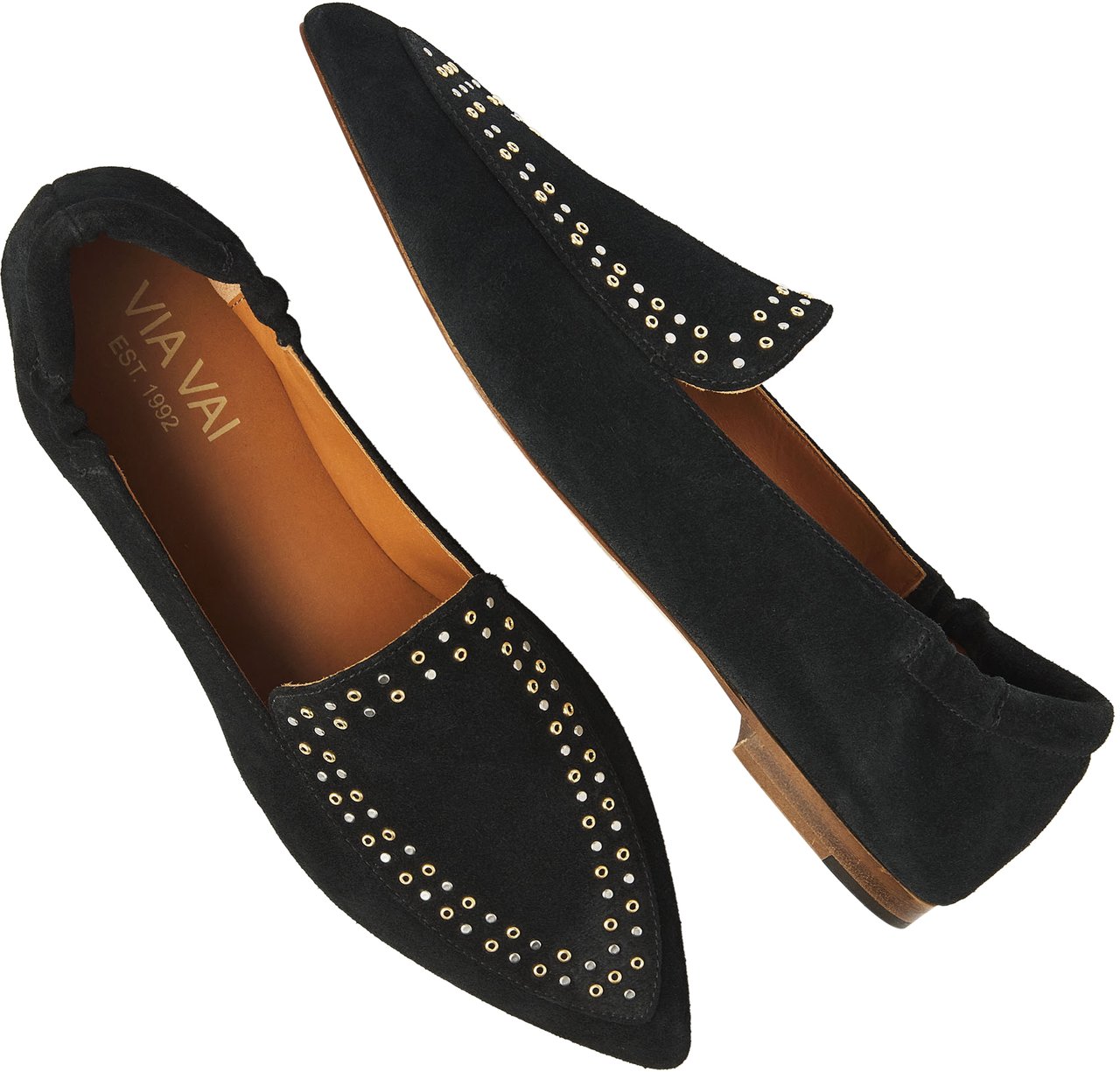 VIA VAI Lola Gabriel Loafers Zwart