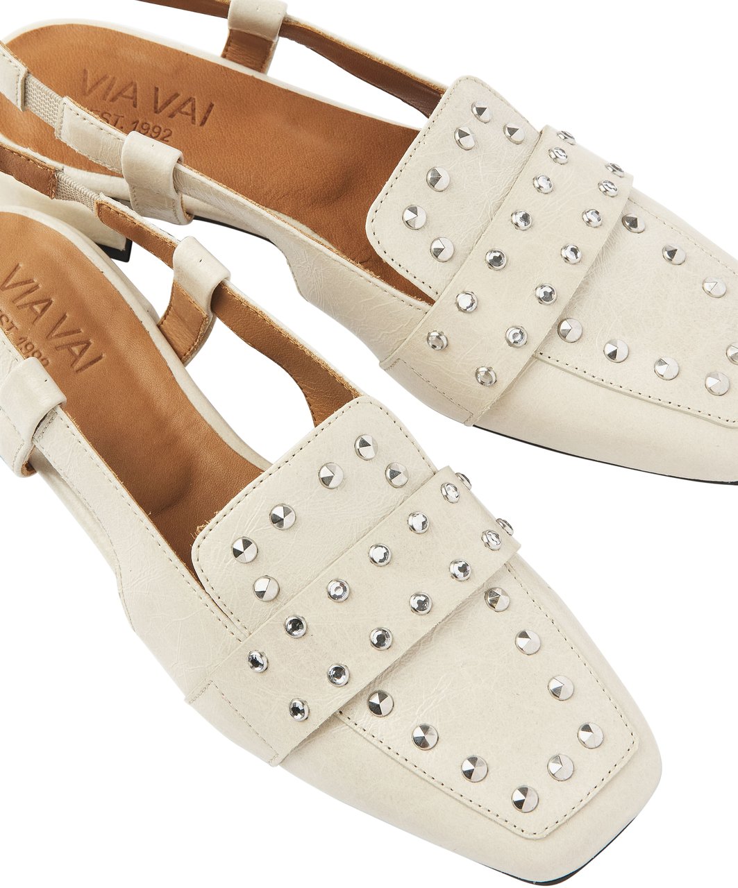 VIA VAI Julie Damian Slingbacks Beige