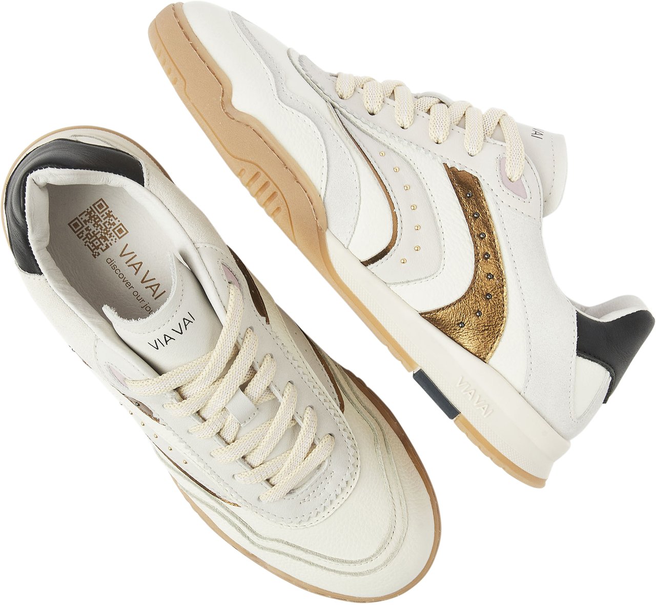 VIA VAI Kris Pax Sneakers Beige