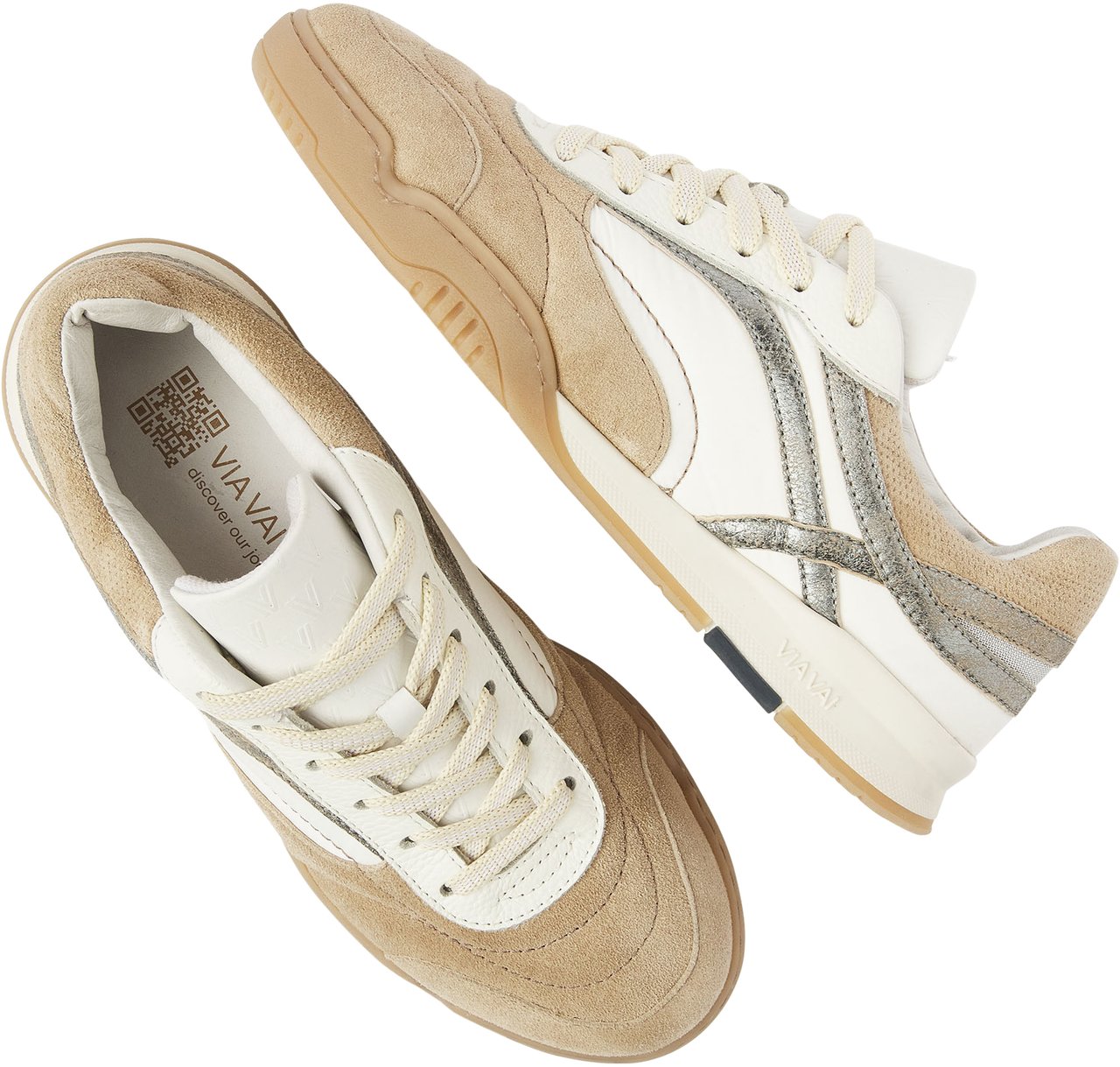 VIA VAI Kris Sky Sneakers Beige