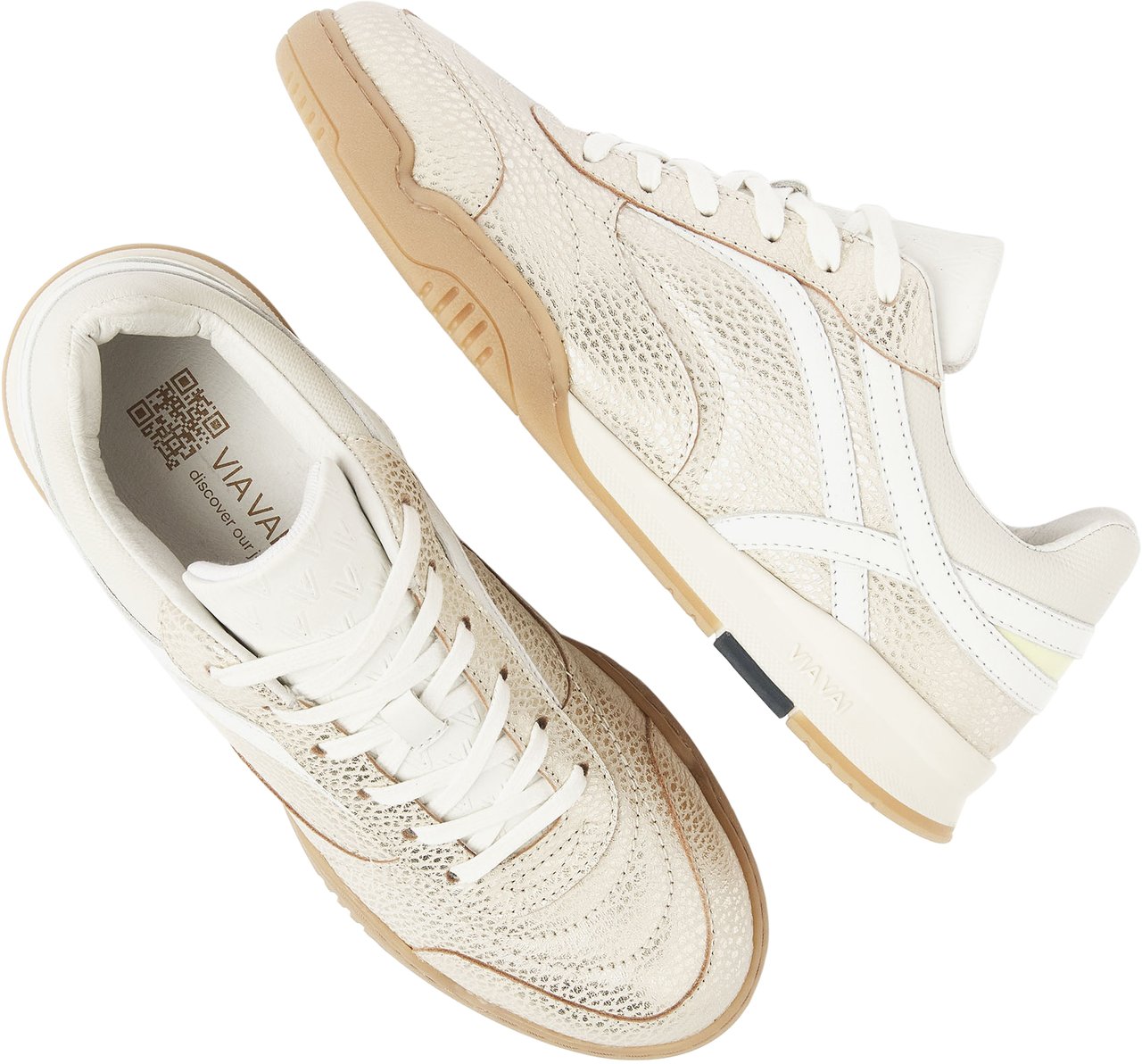 VIA VAI Kris Sky Sneakers Goud
