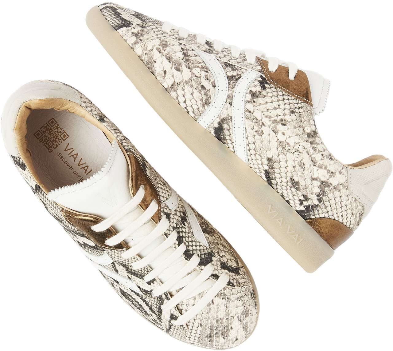 VIA VAI Nilla Khloe Sneakers Dierenprint