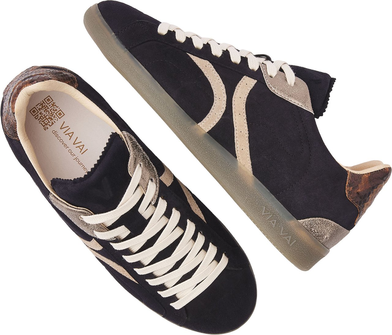 VIA VAI Nilla Khloe Sneakers Blauw