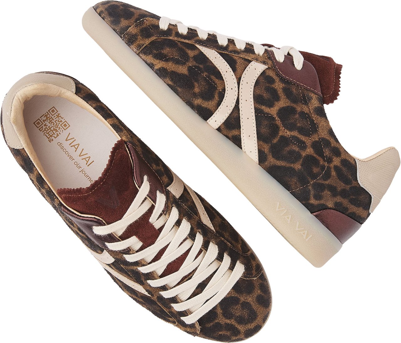 VIA VAI Nilla Khloe Sneakers Dierenprint