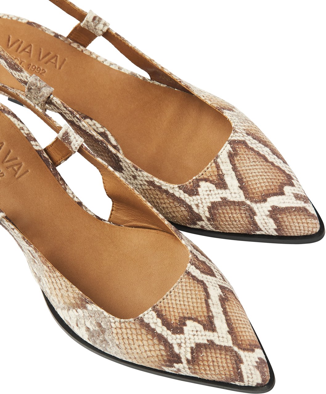 VIA VAI Lea Elina Slingbacks Dierenprint