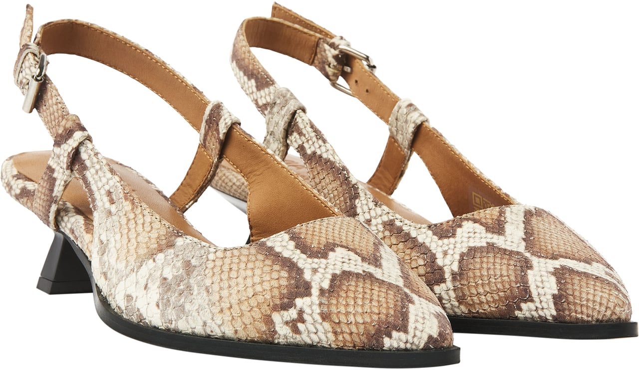 VIA VAI Lea Elina Slingbacks Dierenprint