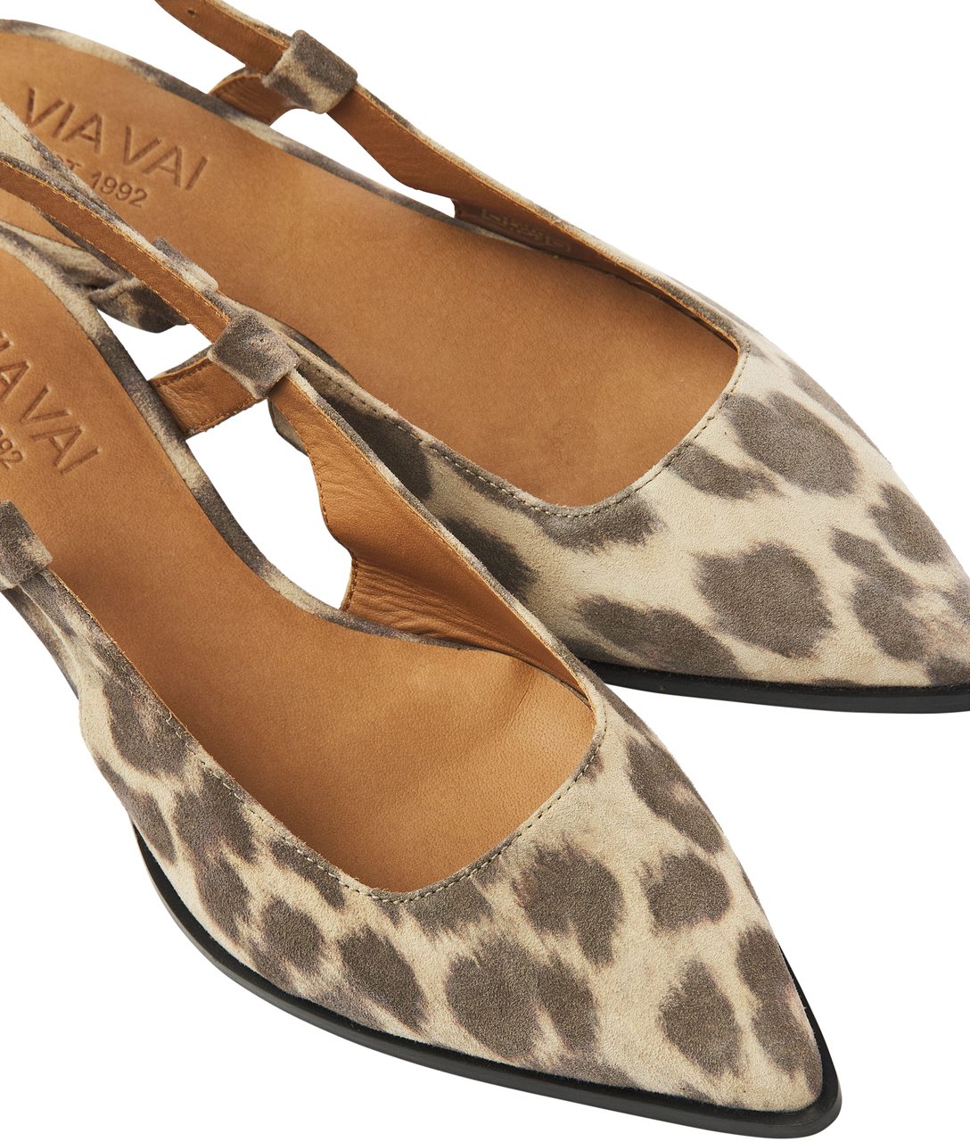 VIA VAI Lea Elina Slingbacks Dierenprint