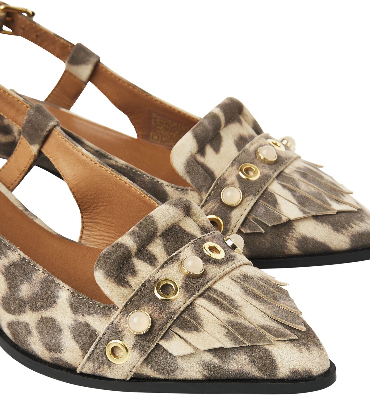 VIA VAI Lea Aileen Slingbacks Dierenprint