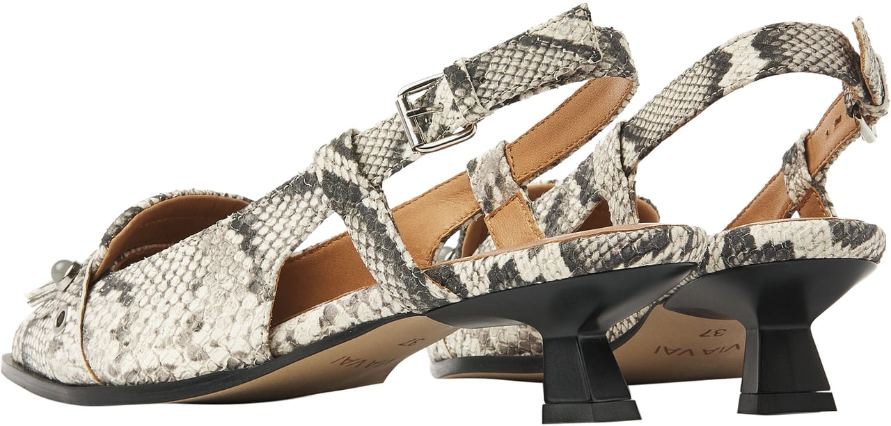 VIA VAI Lea Aileen Slingbacks Dierenprint