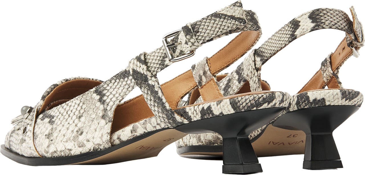 Via Vai Lea Aileen Kitten Heels Beige 62398 Beige