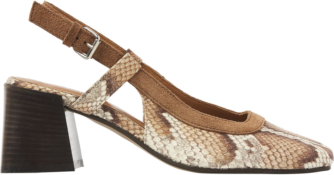VIA VAI Laine Michelle Slingbacks Dierenprint