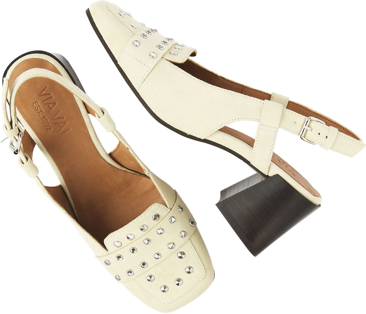 VIA VAI Laine Julia Slingbacks Geel