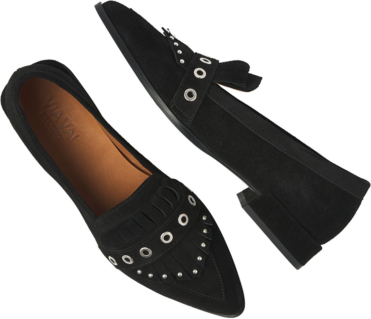 VIA VAI Jazz Emily Loafers Zwart