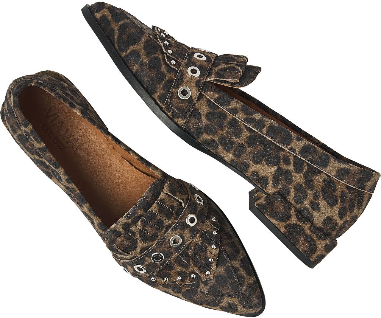 VIA VAI Jazz Emily Loafers Dierenprint