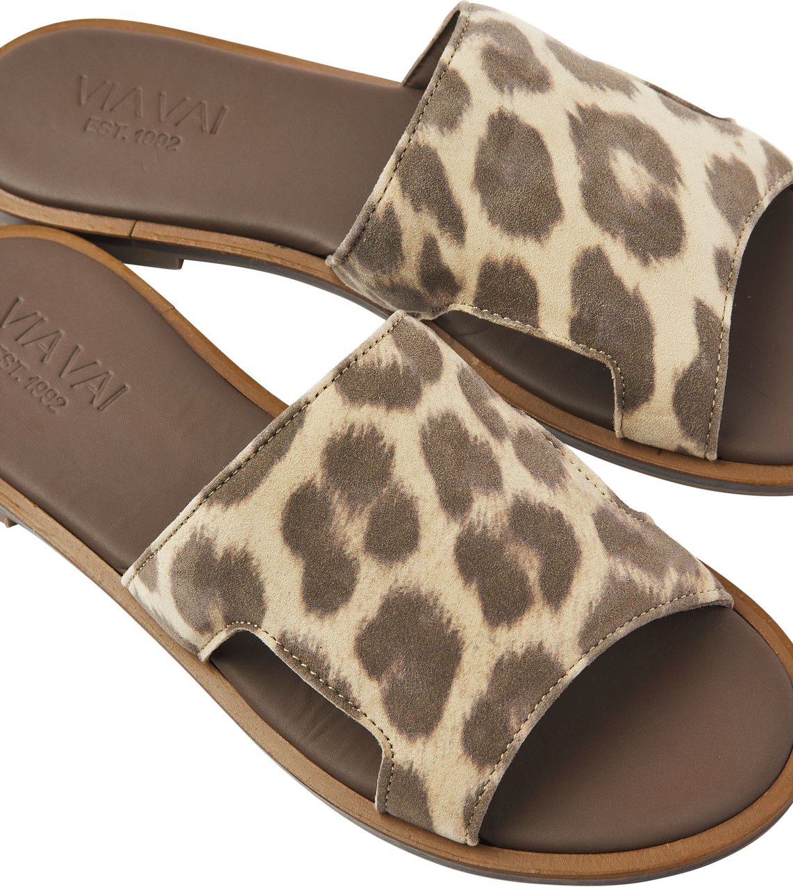 VIA VAI Vita Nola Slippers Dierenprint
