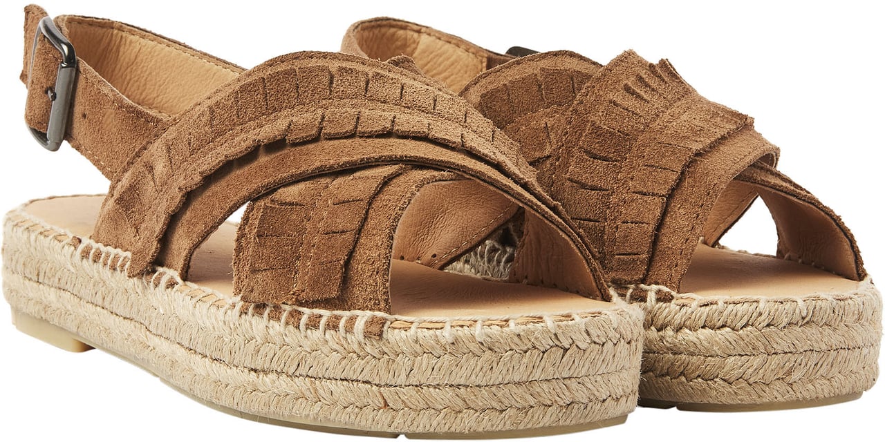 VIA VAI Mondi Noel Espadrilles Bruin
