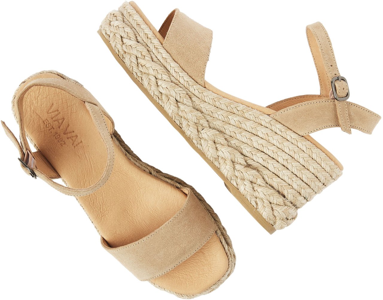 VIA VAI Capri Neva Espadrilles Beige