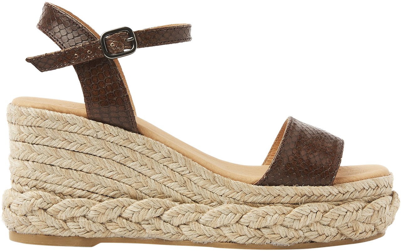 VIA VAI Capri Neva Espadrilles Bruin